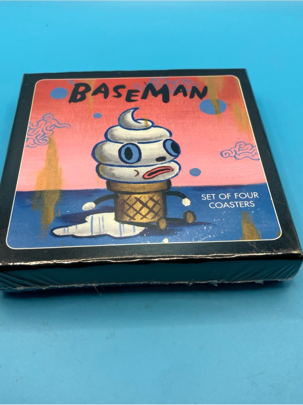 Gary Baseman Creamy Friends Coaster Set of 4 (2013) Dark Horse Deluxe Pop Art